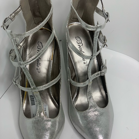 🎈 stiletto Silver Wear it once Size 6 👠 - Picture 9 of 9